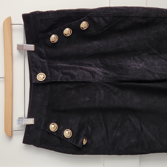 Wide flare high waisted corduroy pants - Picture 2 of 5